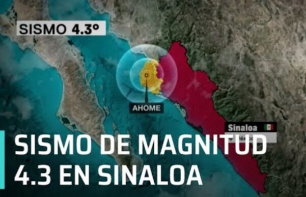 Sorprende sismo de magnitud 4.3 al oeste de Ahome hoy 18 de septiembre