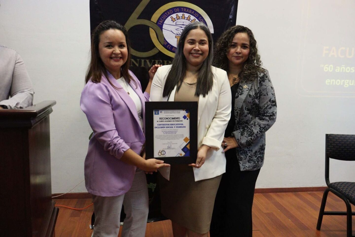 Conmemora la Facultad de Trabajo Social de la UAS su 60 aniversario con brindis y reconocimientos a investigadores, docentes y cuerpos académicos