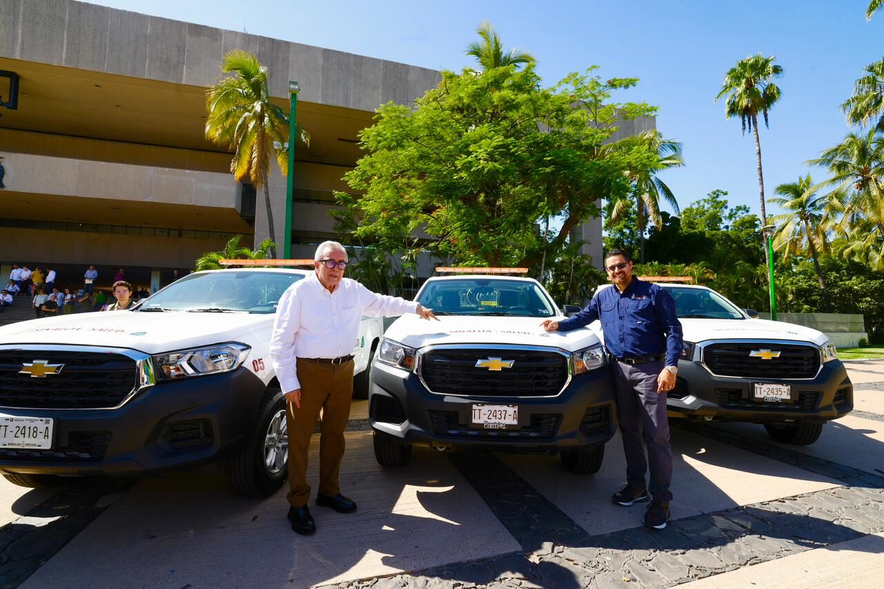Gobernador Rocha entrega 22 vehículos para apoyar la campaña contra el Dengue