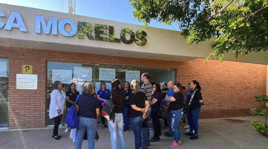 Cierran bibliotecas públicas de Ahome como protesta para exigir destitución de Celestina Cota