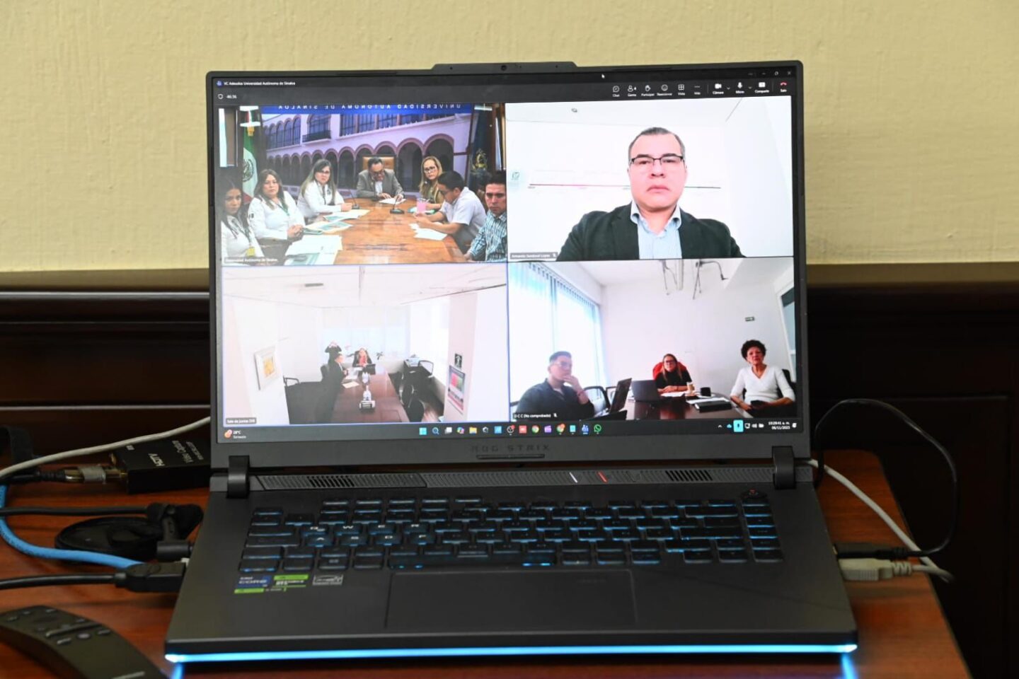 Acuerdan el Rector Jesús Madueña y autoridades del IMSS realizar un convenio, que permita a la UAS contar con todos los servicios de seguridad social en favor de la comunidad universitaria