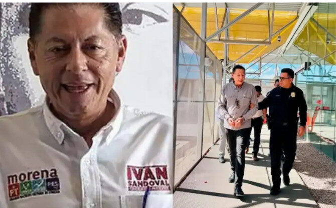 Detienen y esposan en EU al alcalde emanado de Morena de San Luis Río Colorado, Sonora