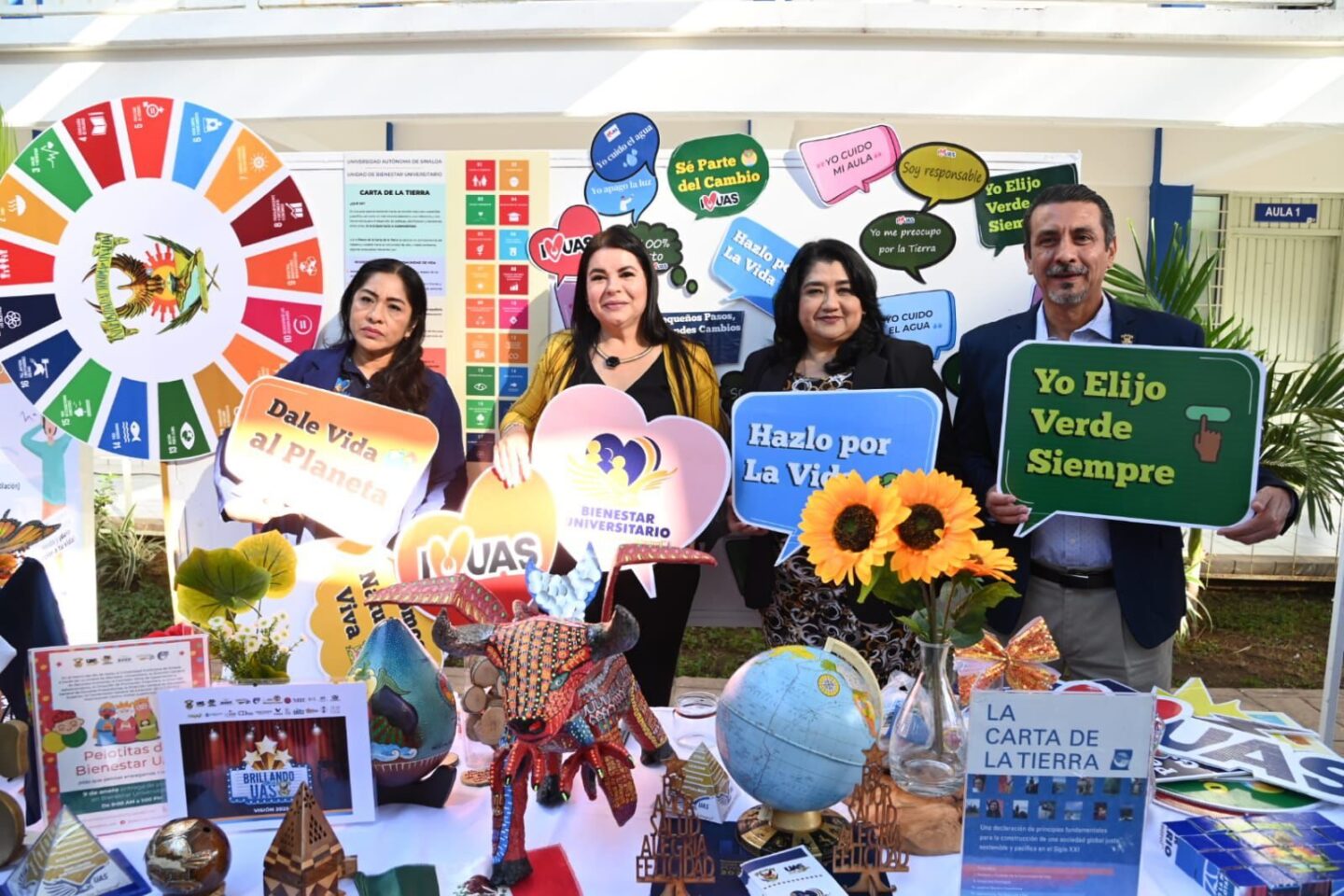 La UAS, a través de la Unidad de Bienestar Universitario y autoridades de salud, lleva a la Facultad de Trabajo Social la Feria de la Salud 2025-2026