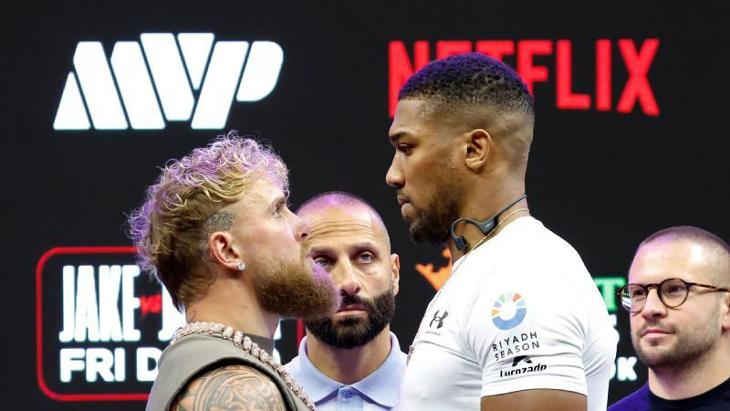 Anthony Joshua promete nocaut a Jake Paul