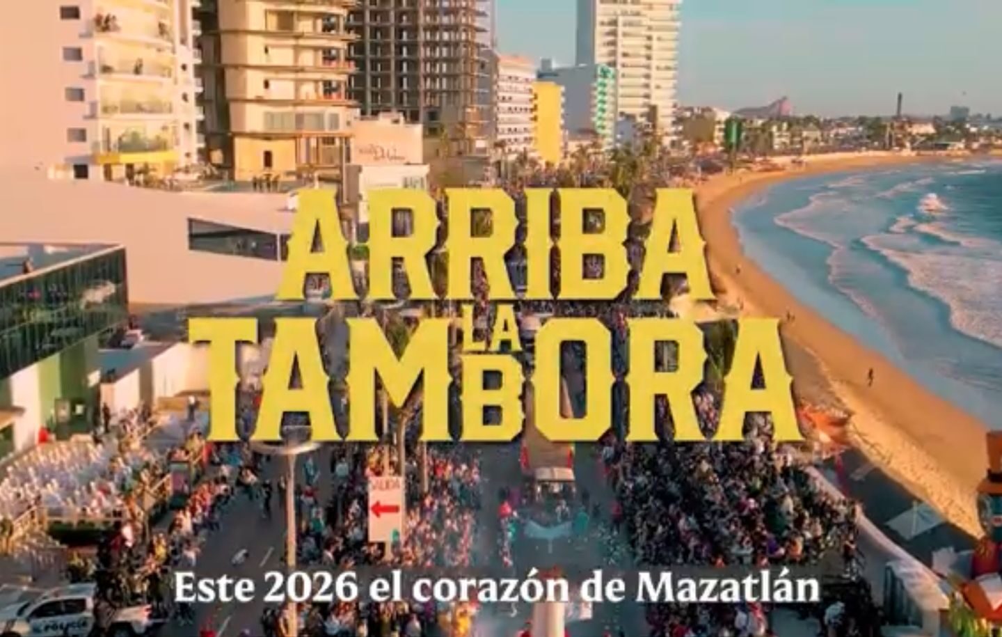 ¡Arriba la tambora! Ya todo listo para el Carnaval Internacional Mazatlán 2026