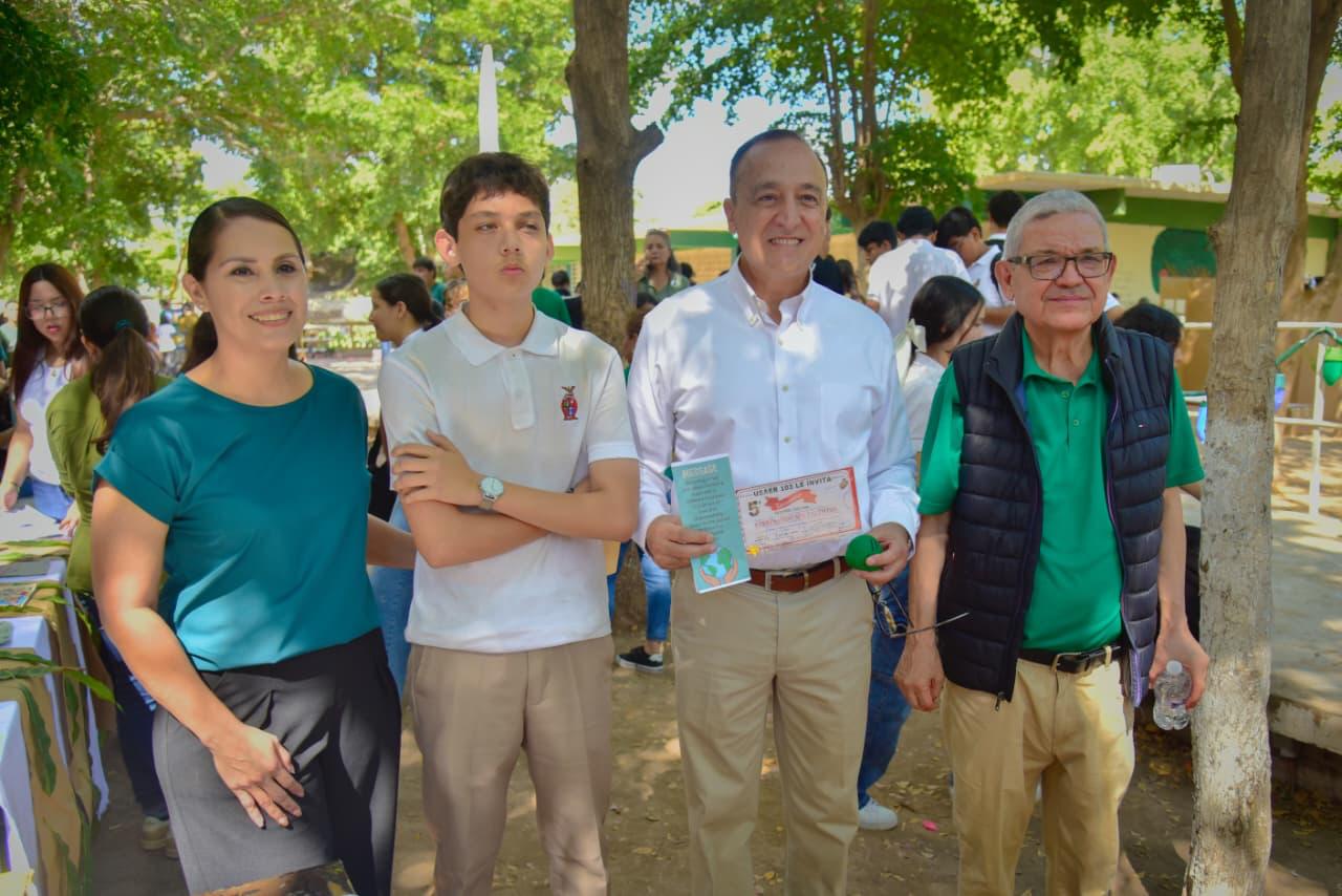 “Día Verde” reúne a comunidad escolar y autoridades en la Secundaria General No. 2 con proyectos a favor del medio ambiente