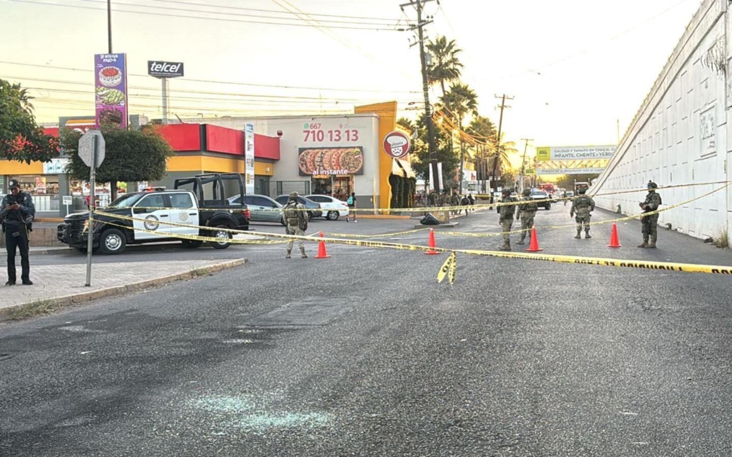 Se registra enfrentamiento a balazos entre la Marina y grupo armado en Culiacán; no hubo heridos ni detenidos